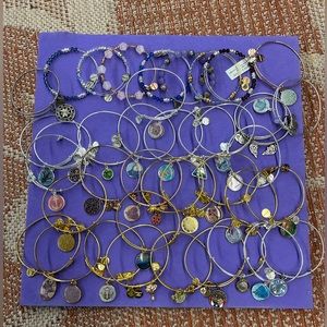 Lot of 40 Alex and ani bracelets